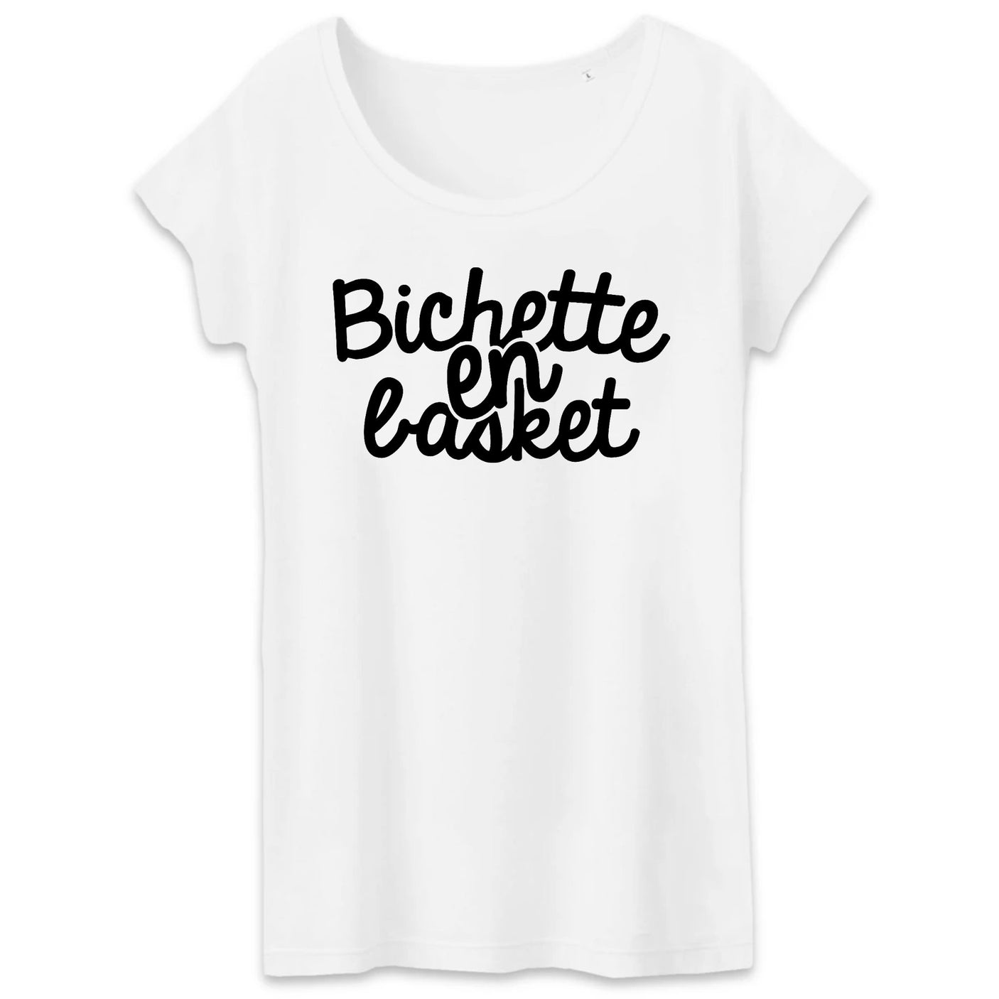 T-Shirt Femme Bichette en basket 