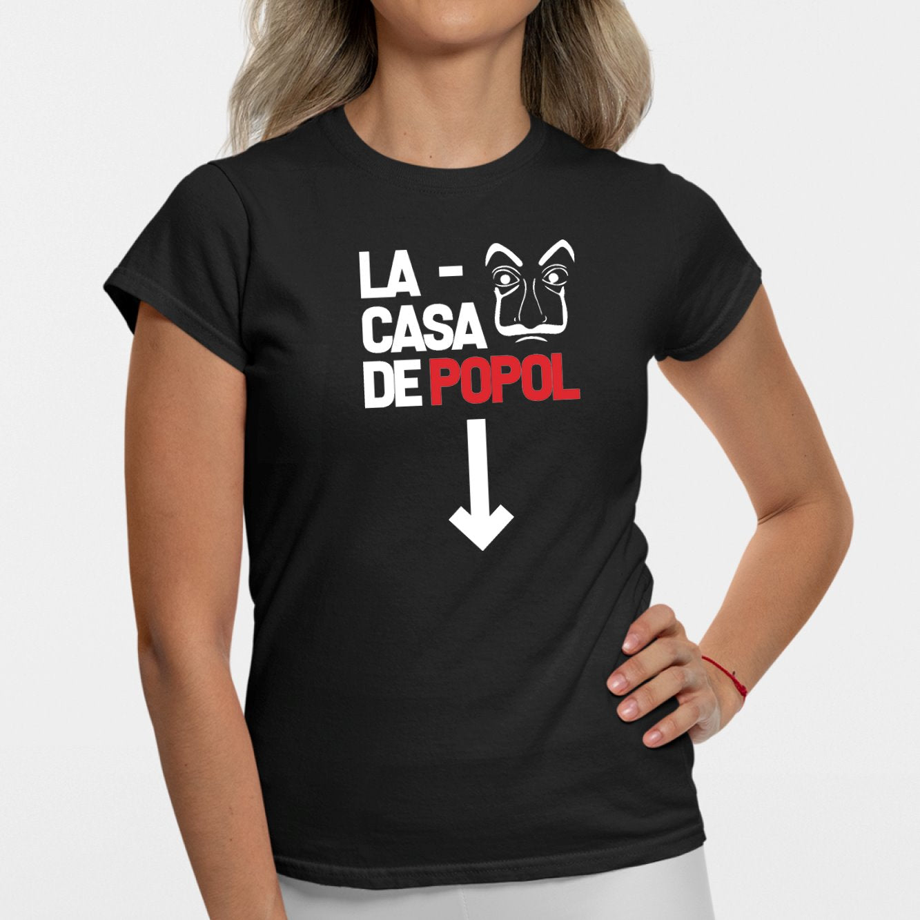 T-Shirt Femme Casa de popol Noir