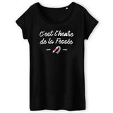 T-Shirt Femme C'est l'heure de la fessée 