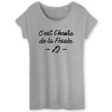 T-Shirt Femme C'est l'heure de la fessée 