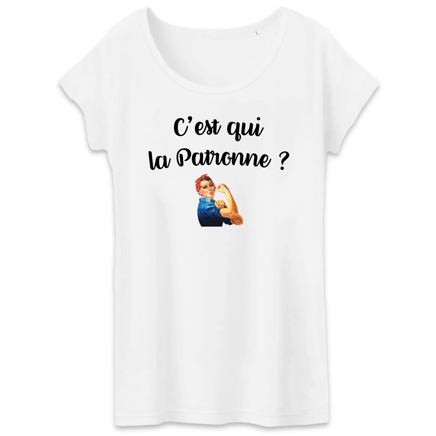 T-Shirt Femme C'est qui la patronne 