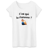 T-Shirt Femme C'est qui la patronne 