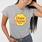 T-Shirt Femme Chupa chiante Noir