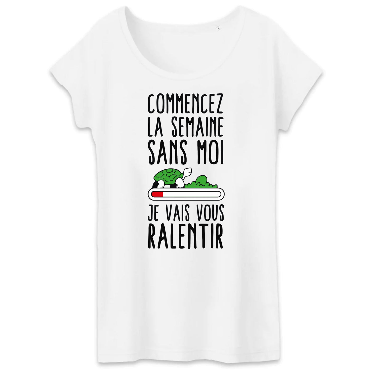 T-Shirt Femme Commencez la semaine sans moi 