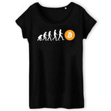 T-Shirt Femme Évolution Bitcoin 