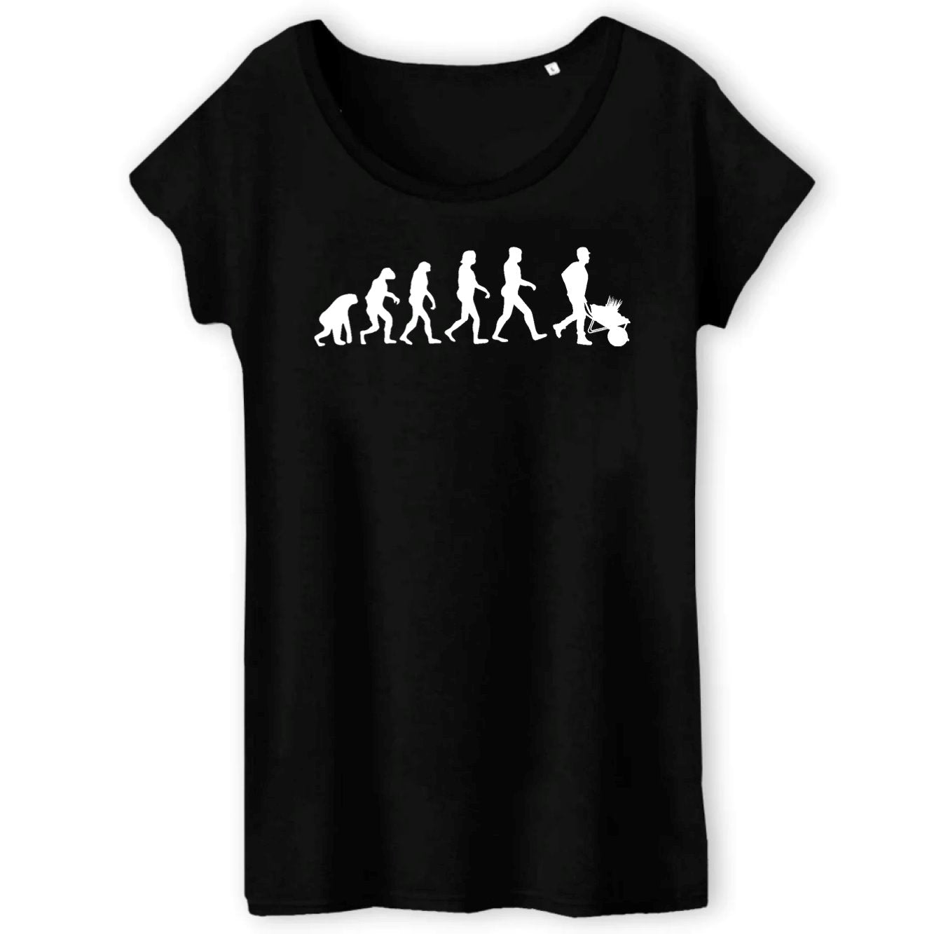 T-Shirt Femme Évolution jardinage 