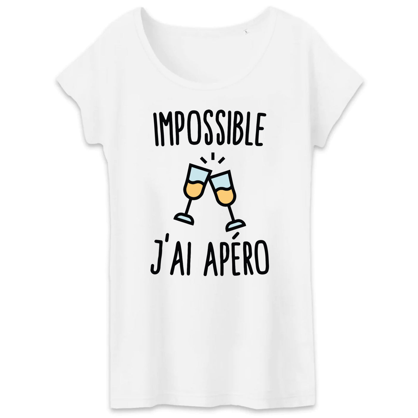 T-Shirt Femme Impossible j'ai apéro 