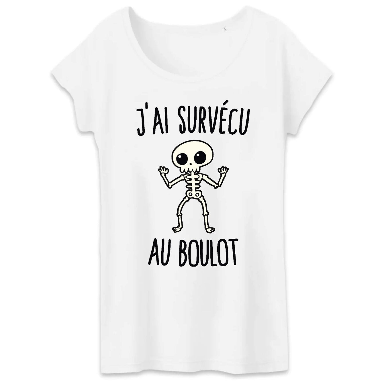 T-Shirt Femme J'ai survécu au boulot 