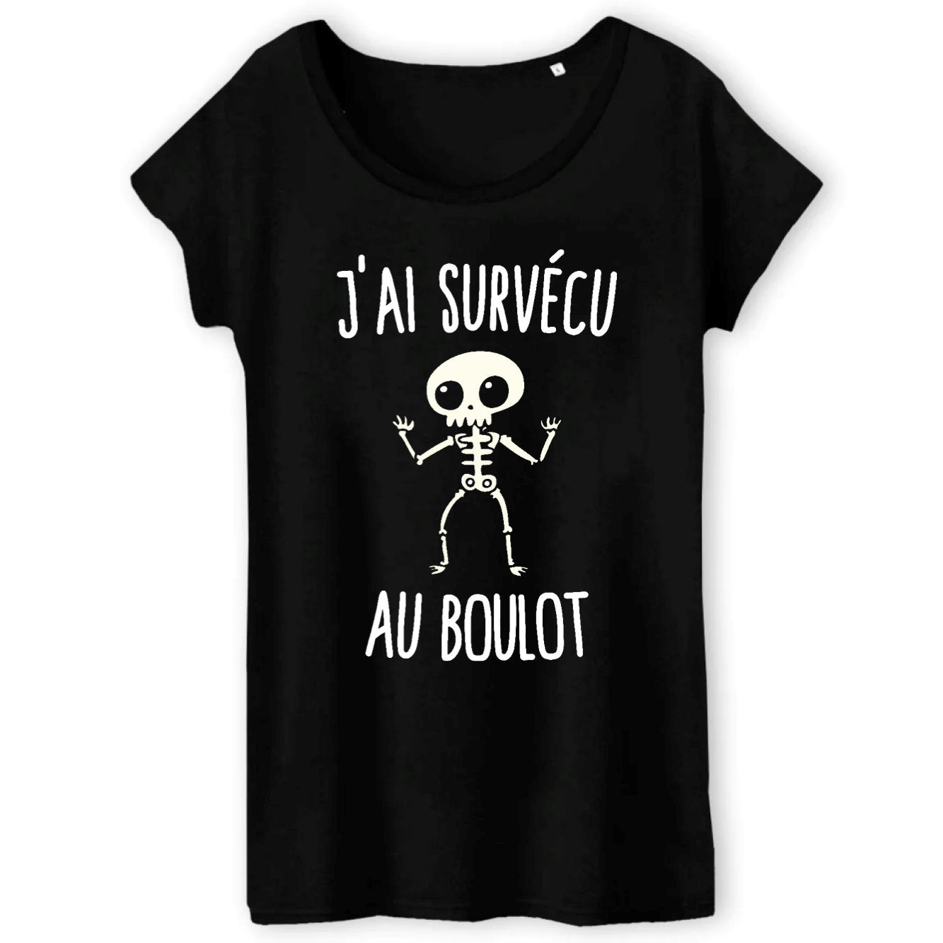 T-Shirt Femme J'ai survécu au boulot 