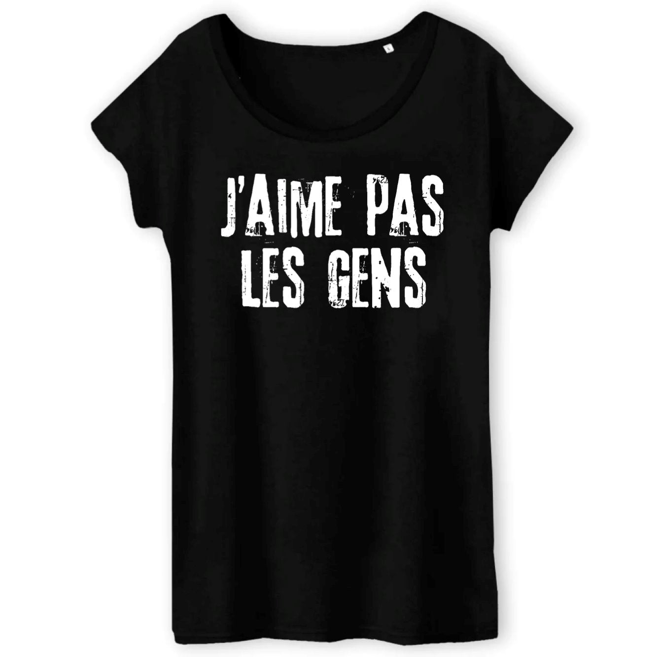 T-Shirt Femme J'aime pas les gens 