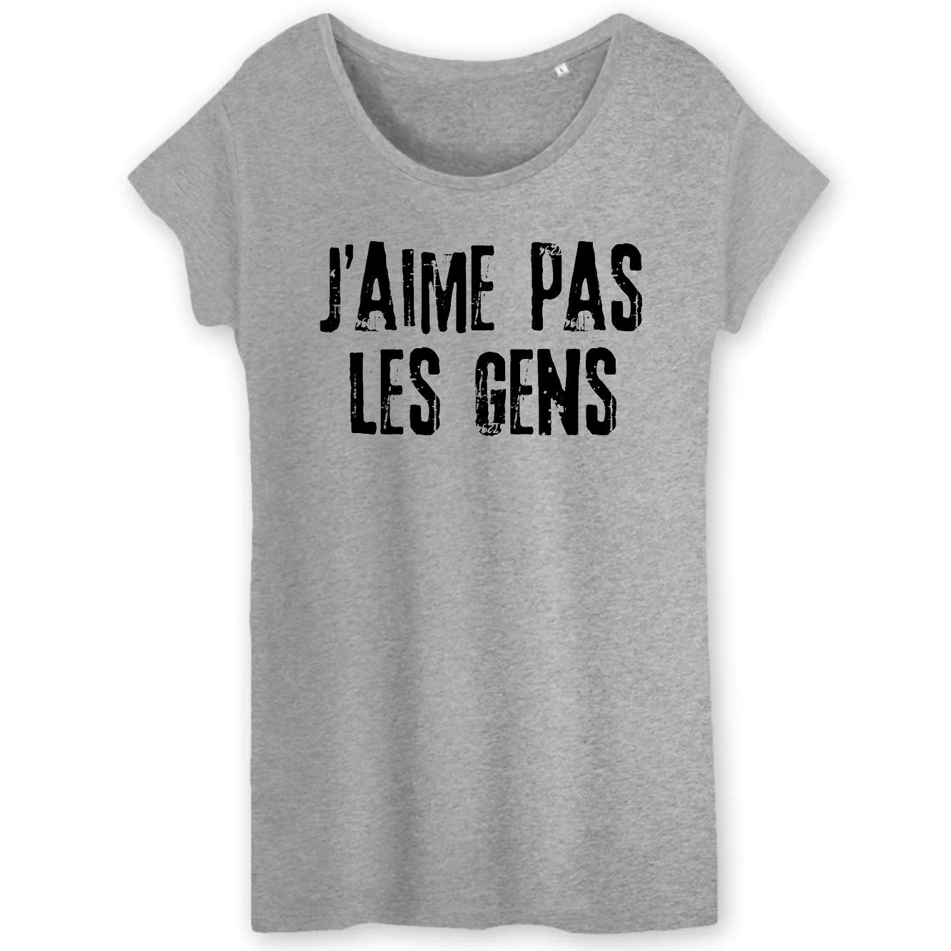 T-Shirt Femme J'aime pas les gens 