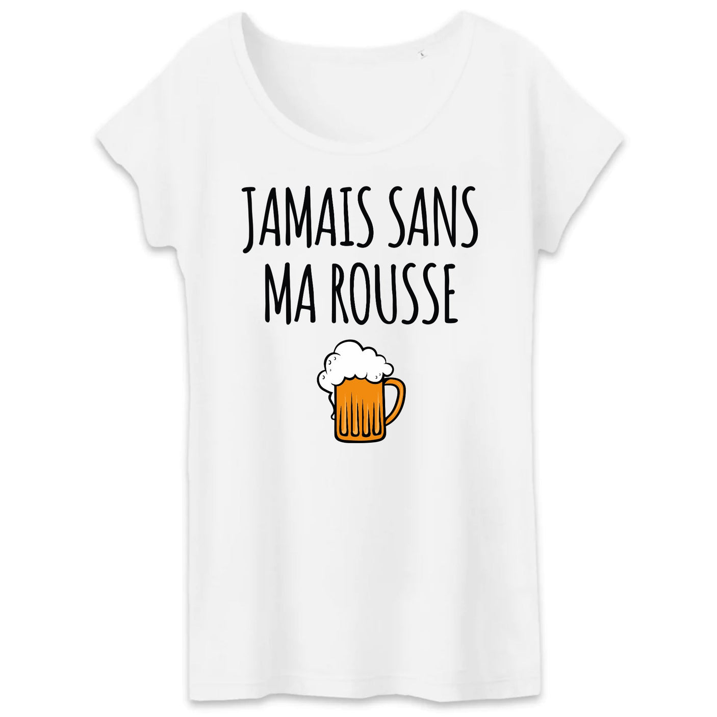 T-Shirt Femme Jamais sans ma rousse 