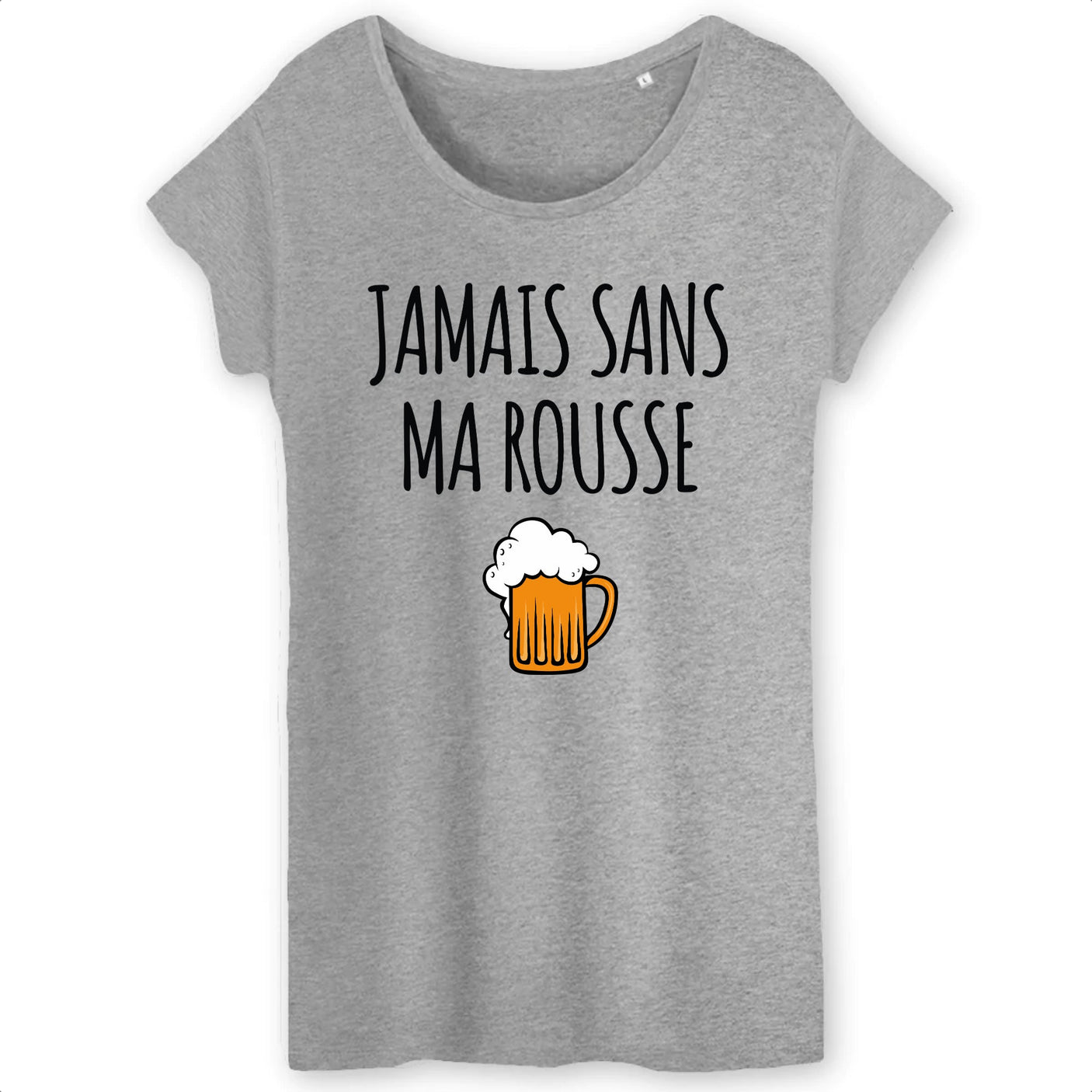 T-Shirt Femme Jamais sans ma rousse 