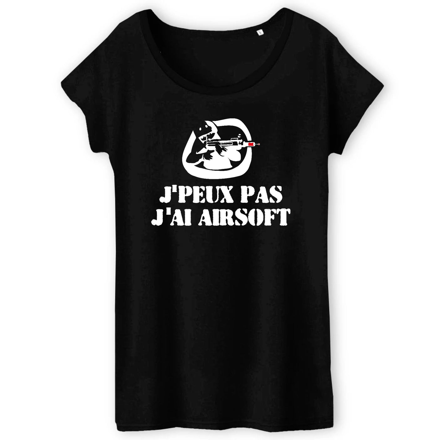 T-Shirt Femme J'peux pas j'ai airsoft 