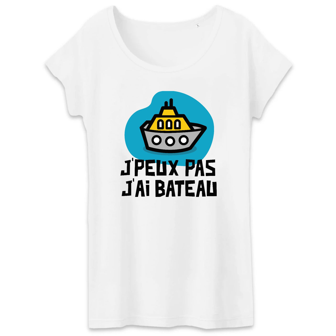 T-Shirt Femme J'peux pas j'ai bateau 