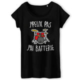 T-Shirt Femme J'peux pas j'ai batterie 