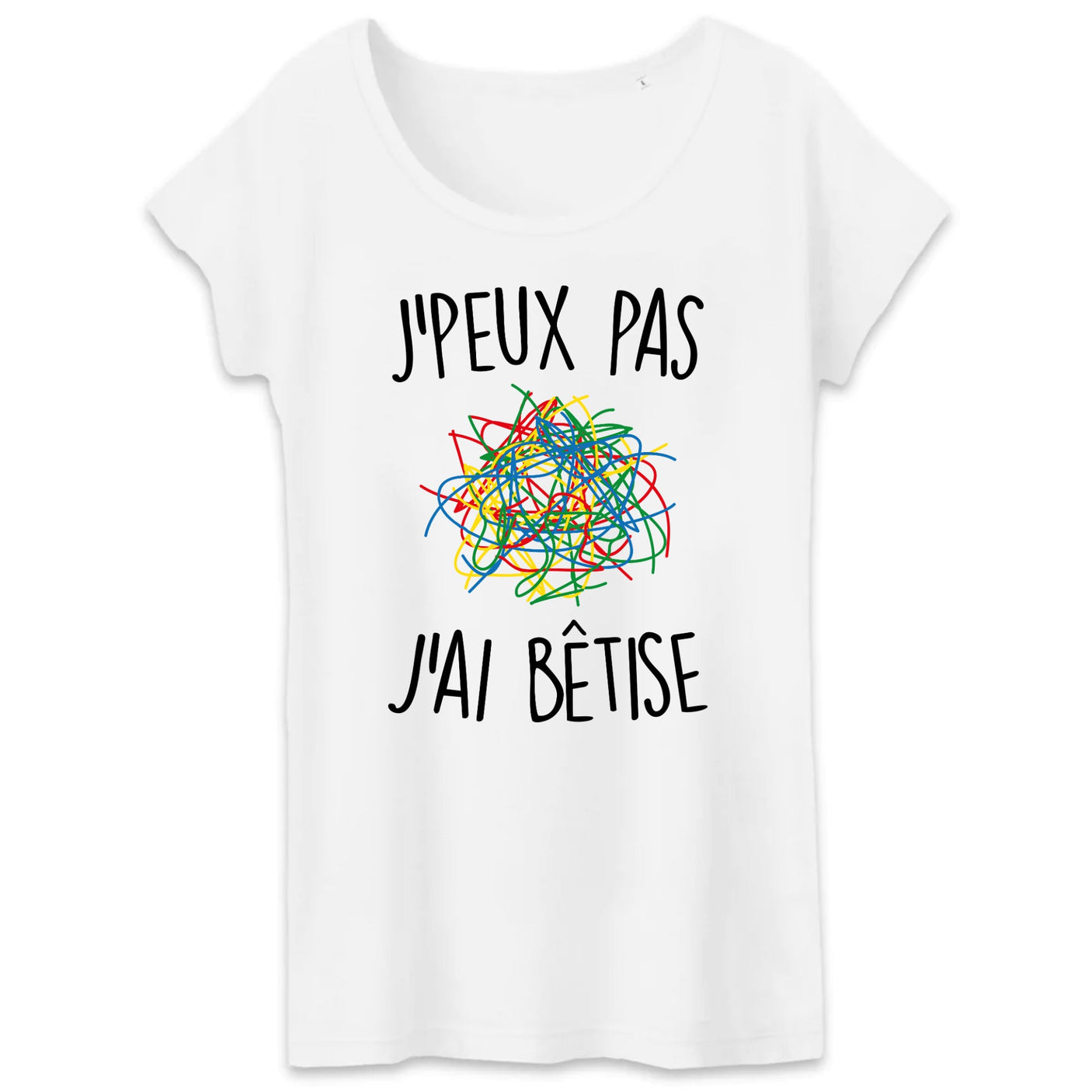 T-Shirt Femme J'peux pas j'ai bêtise 