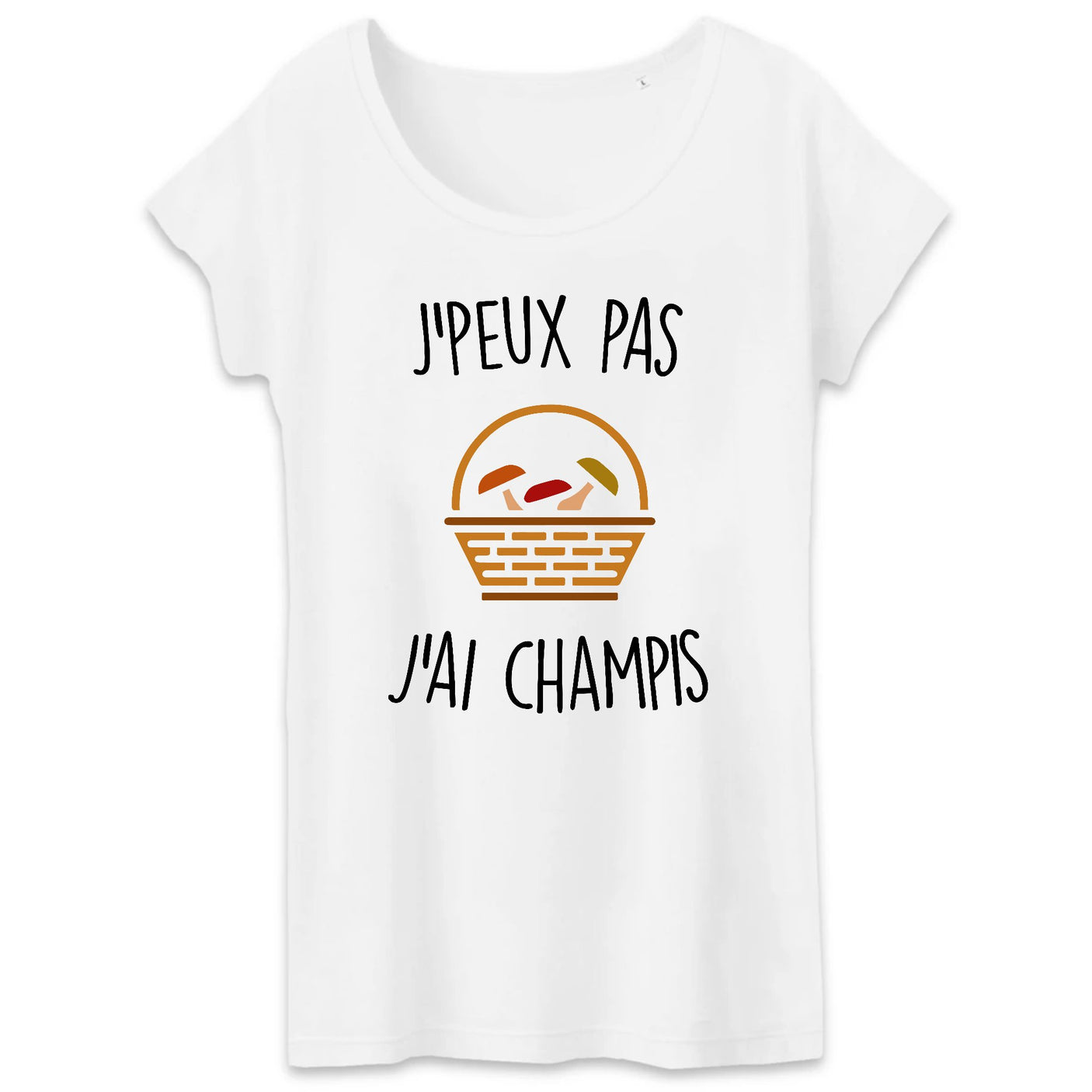 T-Shirt Femme J'peux pas j'ai champignons 