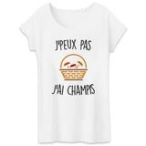 T-Shirt Femme J'peux pas j'ai champignons 