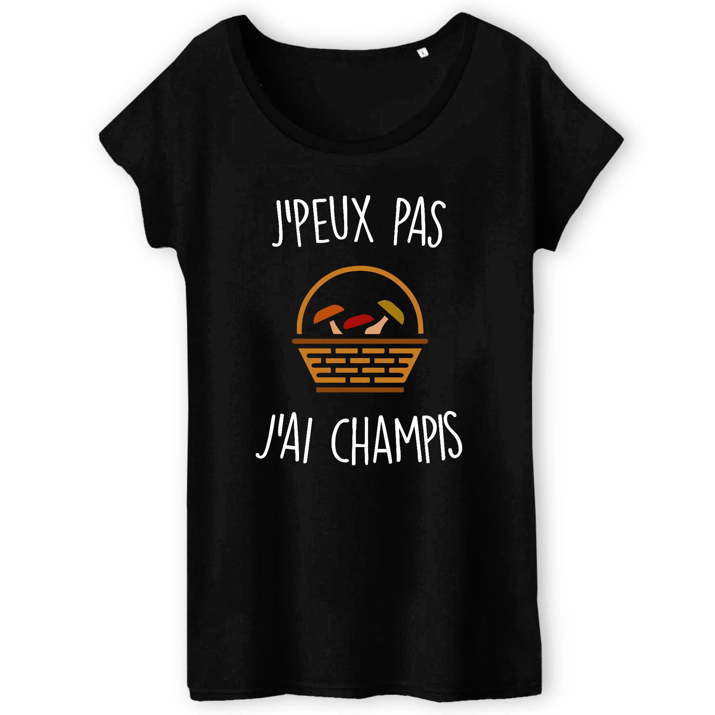 T-Shirt Femme J'peux pas j'ai champignons 