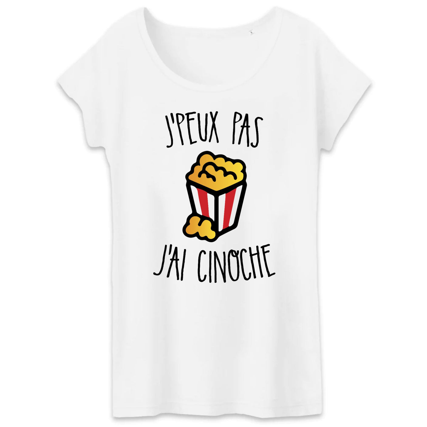 T-Shirt Femme J'peux pas j'ai cinoche 