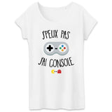 T-Shirt Femme J'peux pas j'ai console 