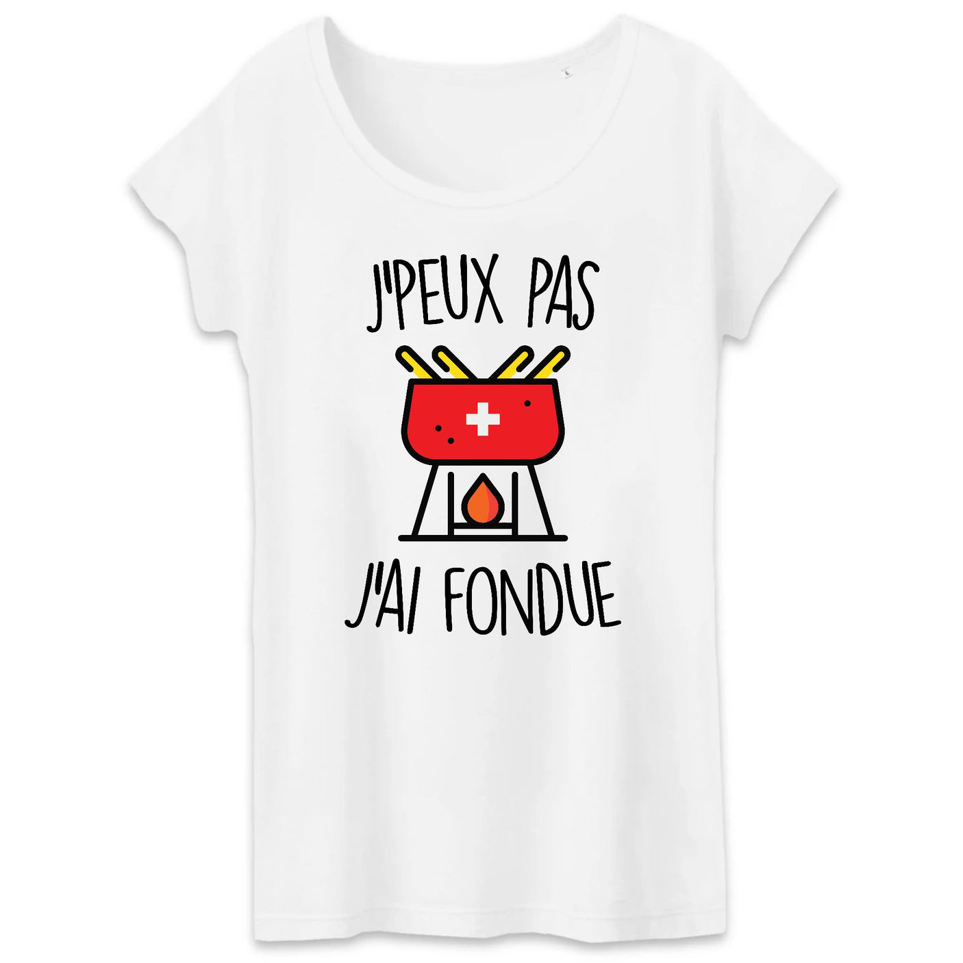 T-Shirt Femme J'peux pas j'ai fondue 