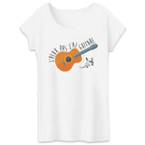 T-Shirt Femme J'peux pas j'ai guitare 