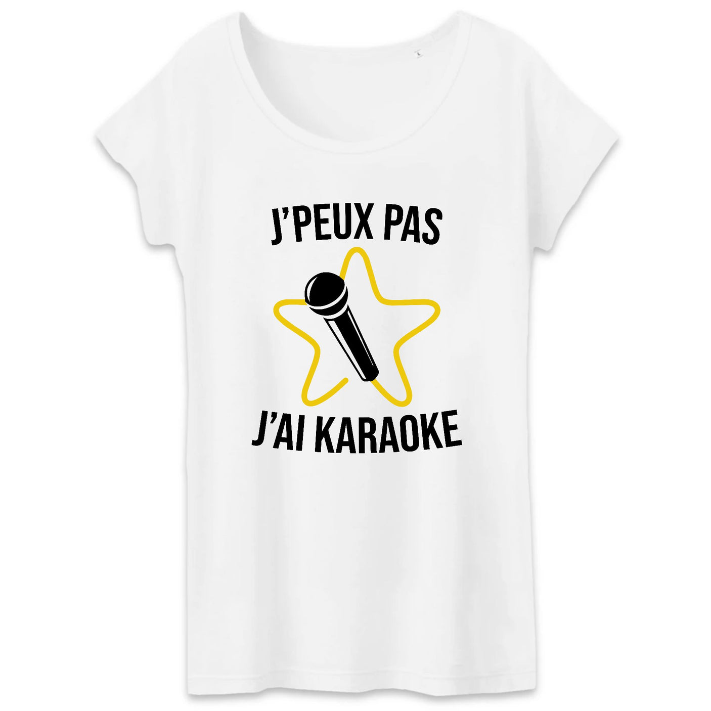 T-Shirt Femme J'peux pas j'ai karaoke 