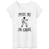 T-Shirt Femme J'peux pas j'ai karaté 