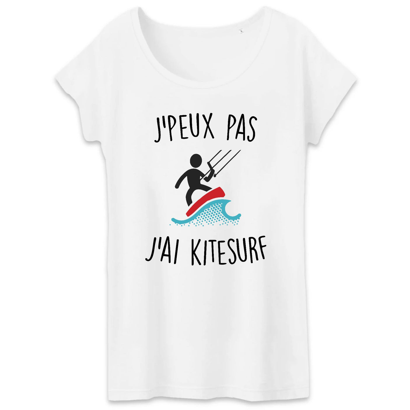 T-Shirt Femme J'peux pas j'ai kitesurf 