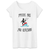 T-Shirt Femme J'peux pas j'ai kitesurf 