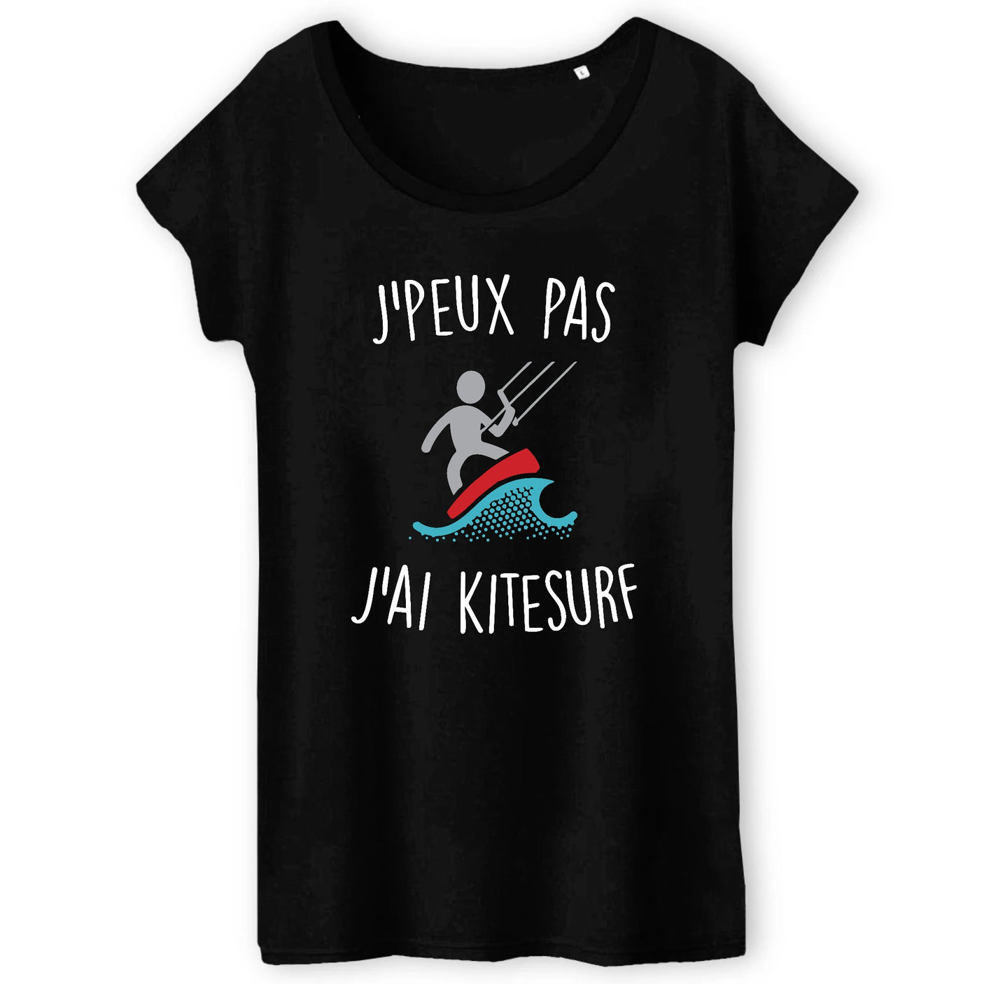 T-Shirt Femme J'peux pas j'ai kitesurf 