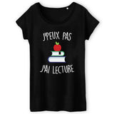 T-Shirt Femme J'peux pas j'ai lecture 