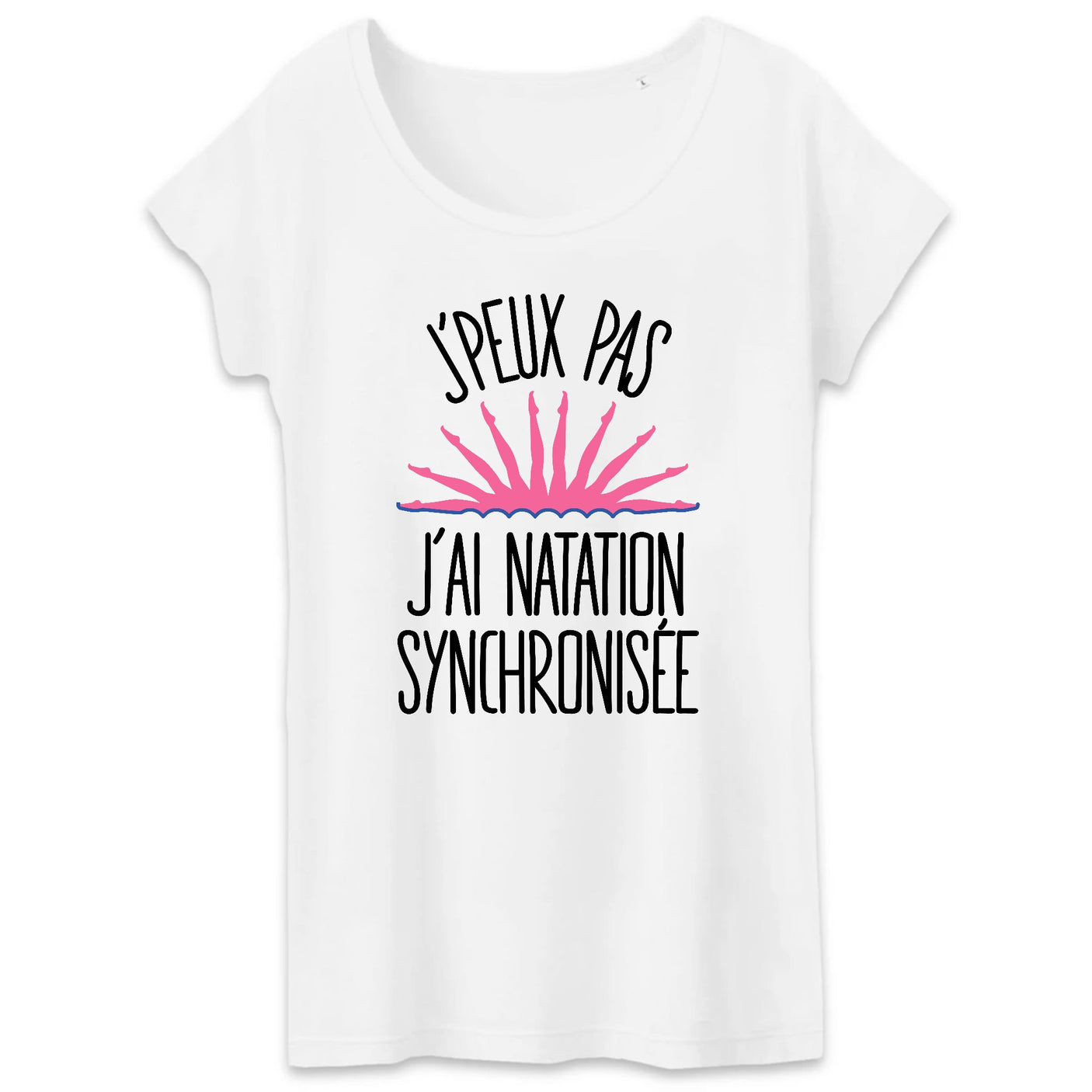 T-Shirt Femme J'peux pas j'ai natation synchronisée 