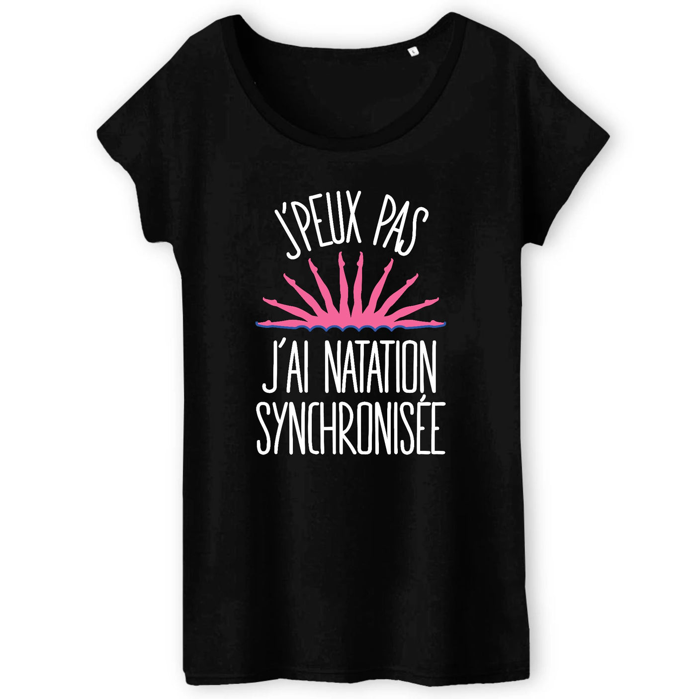 T-Shirt Femme J'peux pas j'ai natation synchronisée 