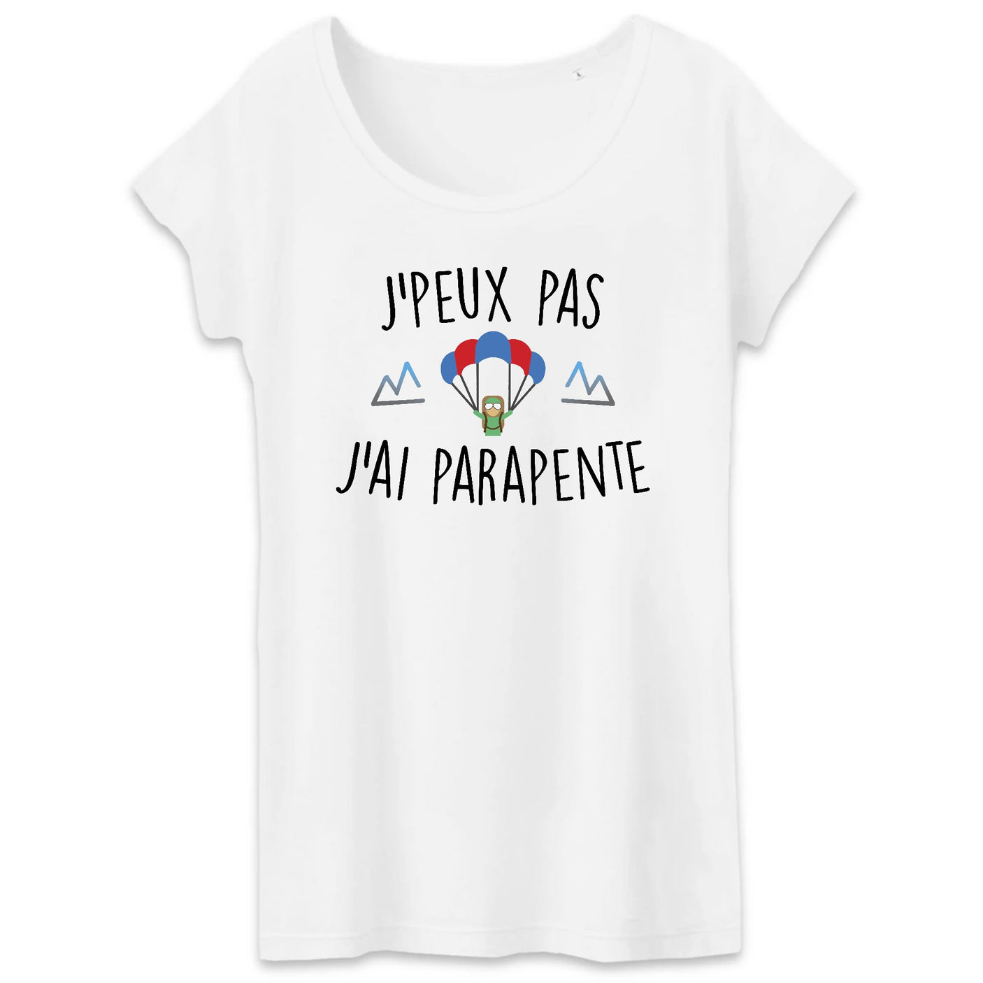 T-Shirt Femme J'peux pas j'ai parapente 