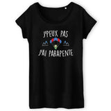 T-Shirt Femme J'peux pas j'ai parapente 