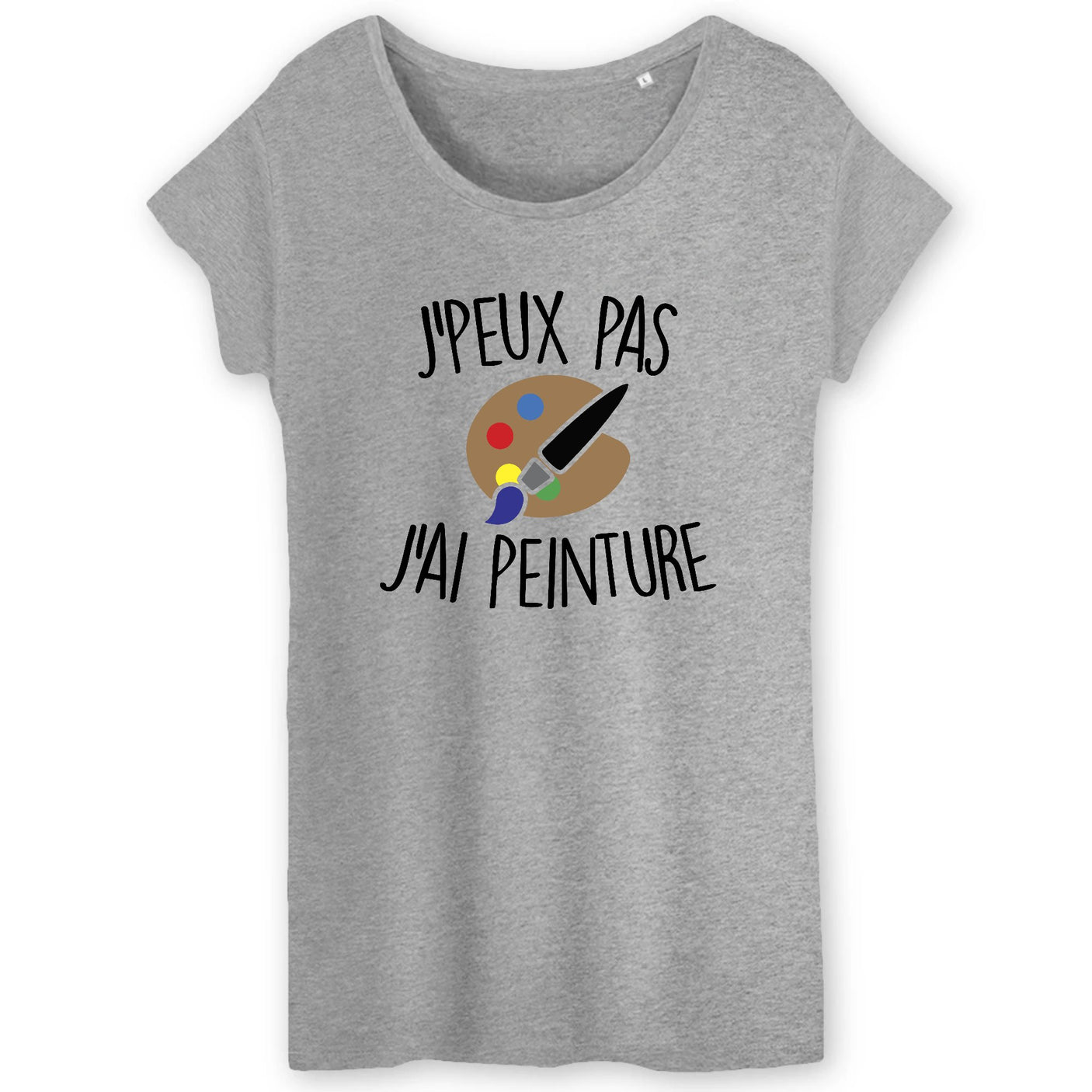 T-Shirt Femme J'peux pas j'ai peinture 