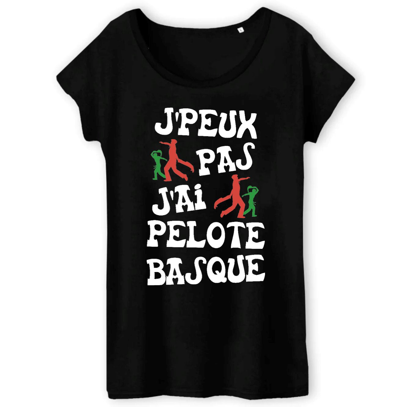 T-Shirt Femme J'peux pas j'ai pelote basque 