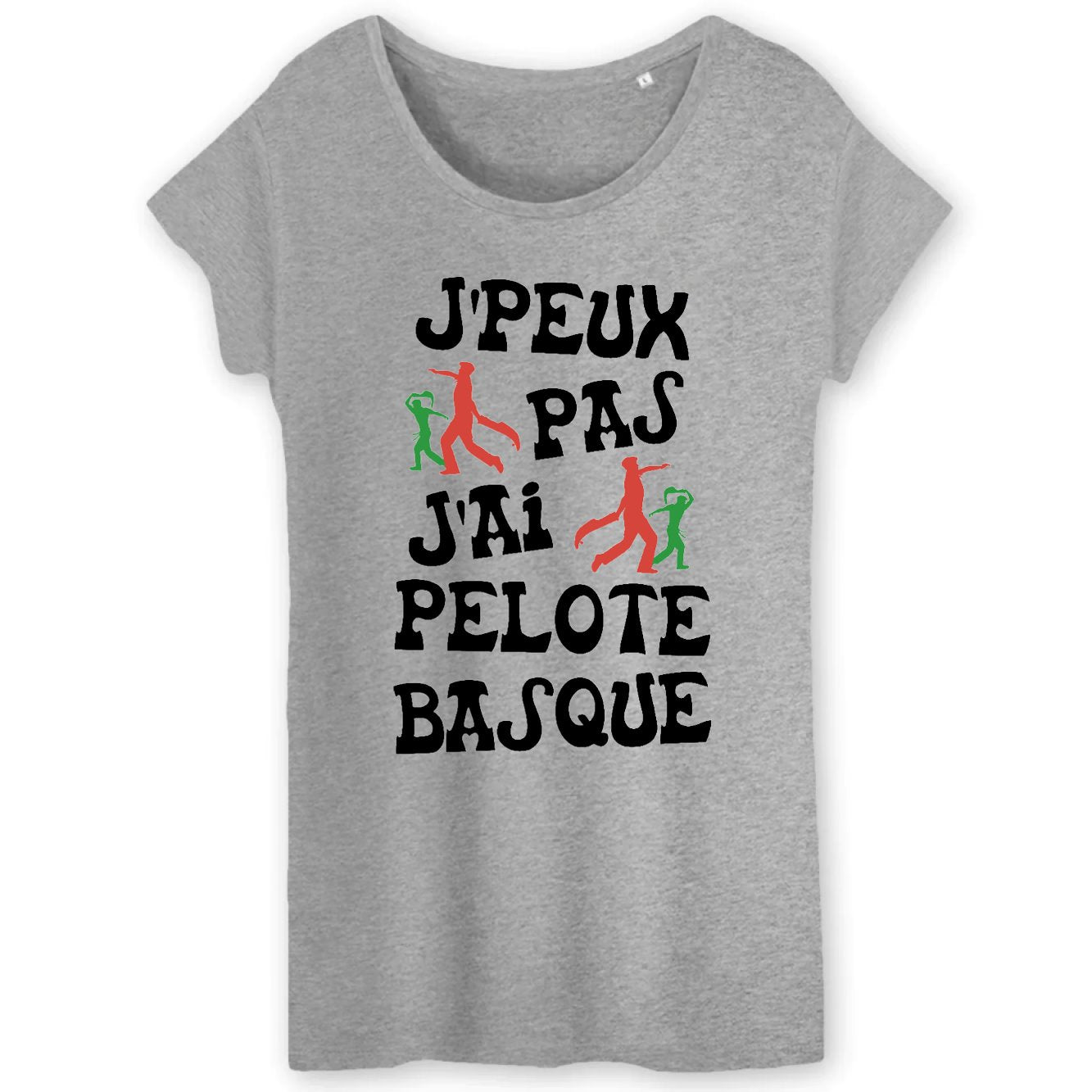 T-Shirt Femme J'peux pas j'ai pelote basque 