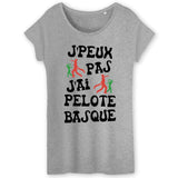 T-Shirt Femme J'peux pas j'ai pelote basque 