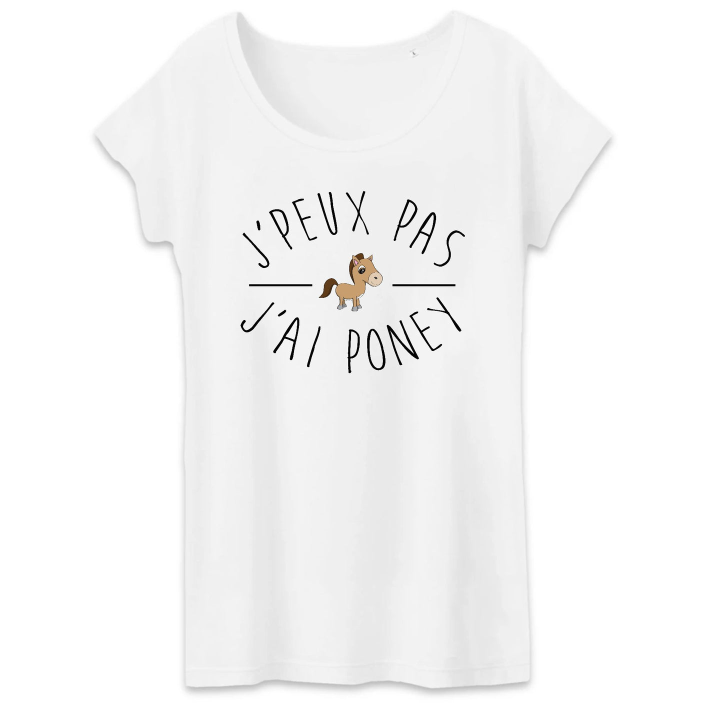 T-Shirt Femme J'peux pas j'ai poney 