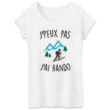 T-Shirt Femme J'peux pas j'ai rando 