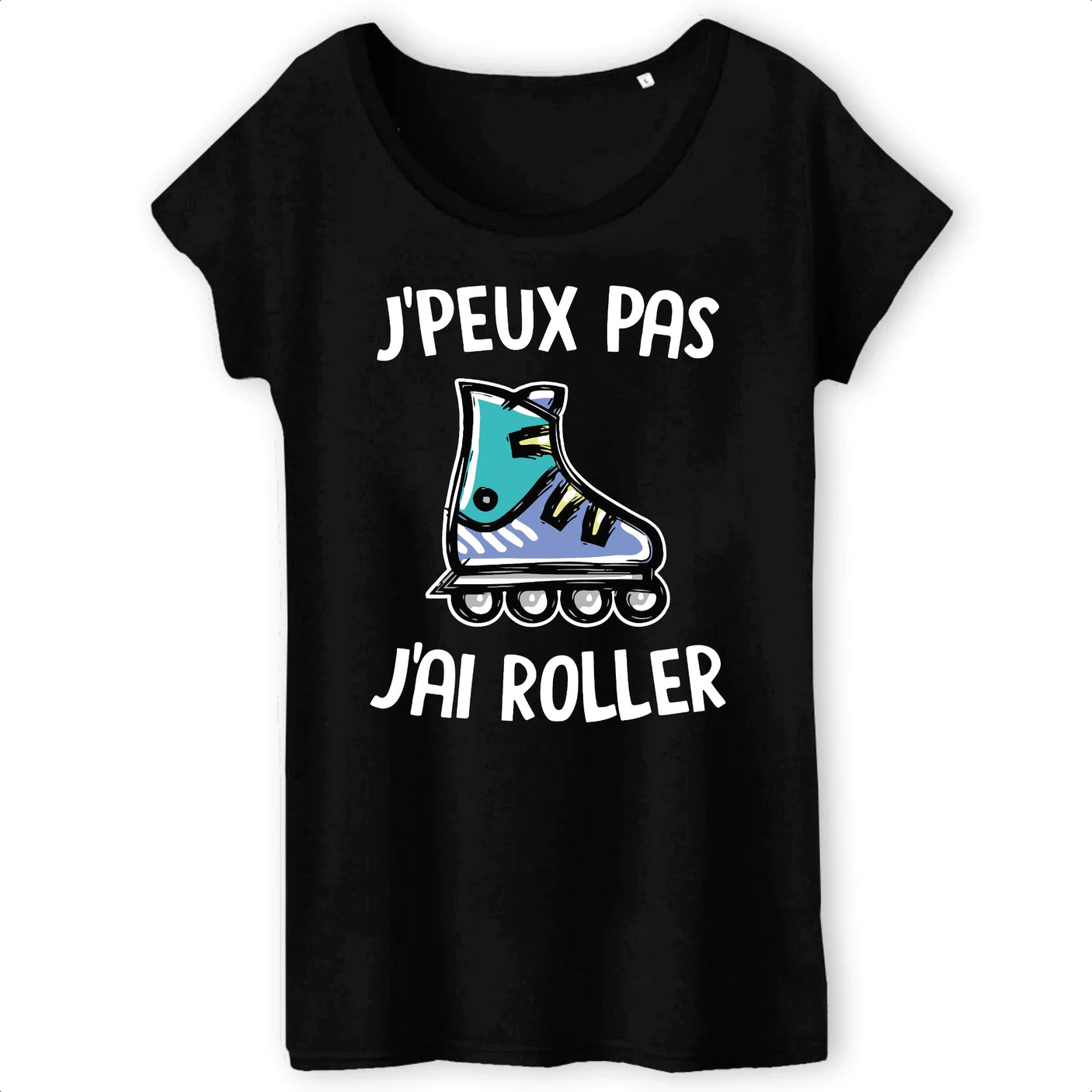 T-Shirt Femme J'peux pas j'ai roller 