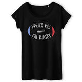 T-Shirt Femme J'peux pas j'ai rugby 