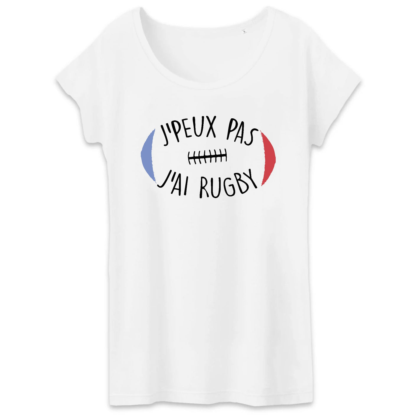 T-Shirt Femme J'peux pas j'ai rugby 