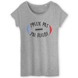 T-Shirt Femme J'peux pas j'ai rugby 