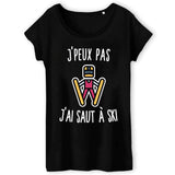 T-Shirt Femme J'peux pas j'ai saut à ski 