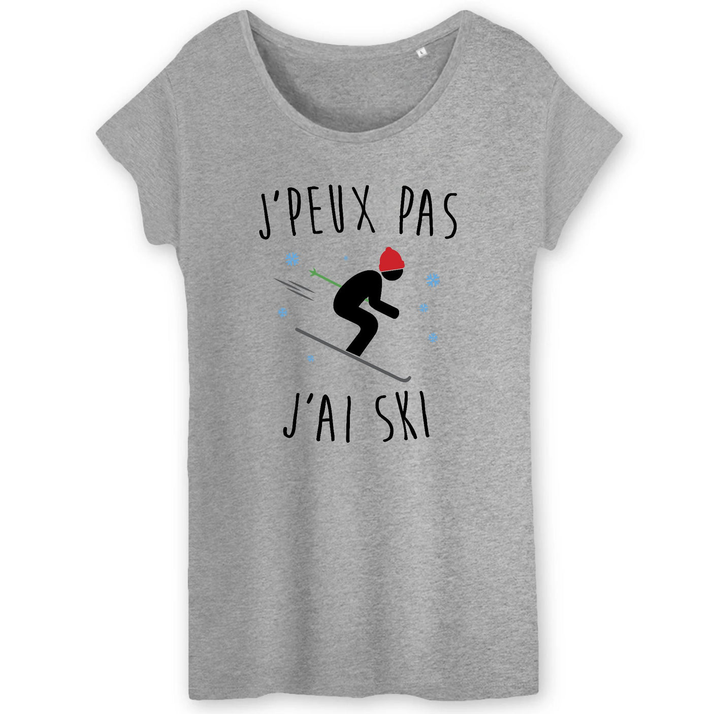 T-Shirt Femme J'peux pas j'ai ski 